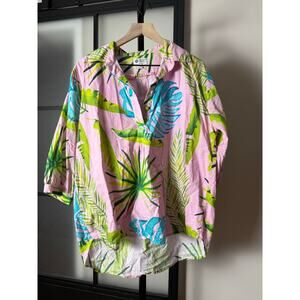 Holly Shae Design Palm Print Tunic One Size